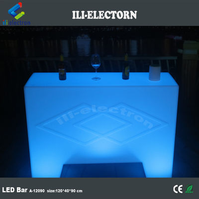 変色 プラスチック LED ポータブル バーテーブル インファラード リモコン