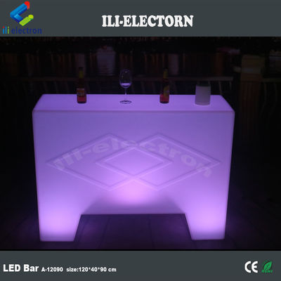 変色 プラスチック LED ポータブル バーテーブル インファラード リモコン