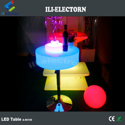 LEDバー家具 LEDコクテルテーブル 直角型 防水