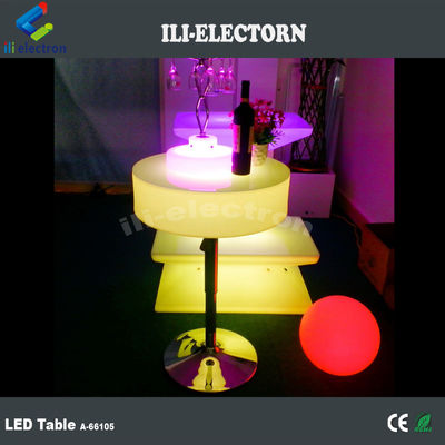 LEDバー家具 LEDコクテルテーブル 直角型 防水