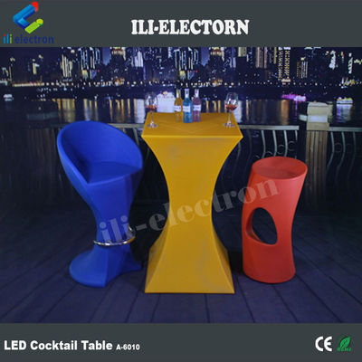 LED 屋外テーブル LED 輝きバー テーブル ライトアップ コクテルテーブル