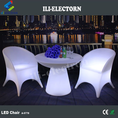 明るい家用 プラスチック リチャージ可能 LED ディナーテーブル
