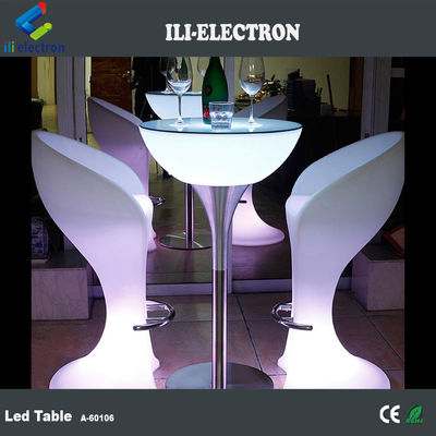 輝くナイトクラブの家具 LEDバーテーブルを照らした