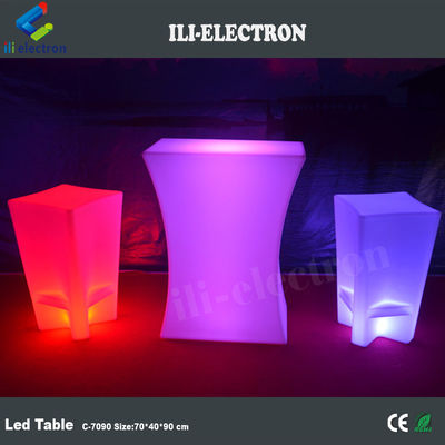 防水LEDテーブル ライトアップテーブル バー家具 LEDコーヒーテーブル