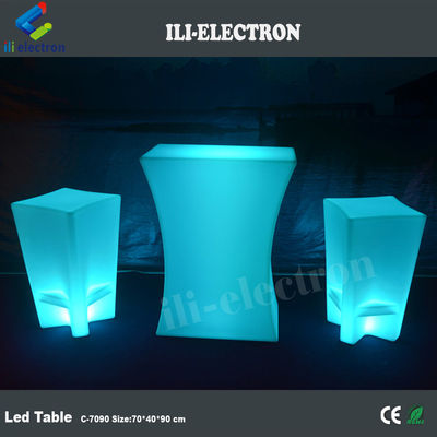防水LEDテーブル ライトアップテーブル バー家具 LEDコーヒーテーブル