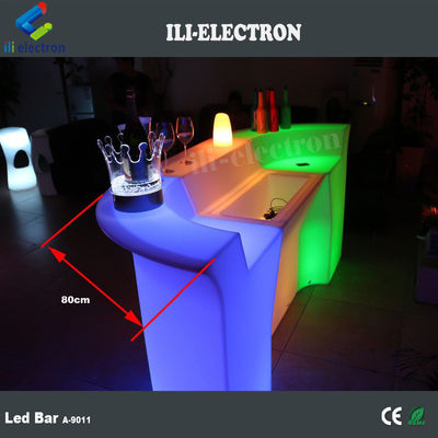 リチャージ可能な光るテーブル 屋外ガーデンバー LED家具