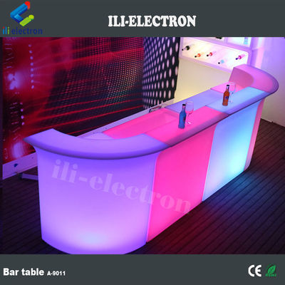 リチャージ可能な光るテーブル 屋外ガーデンバー LED家具