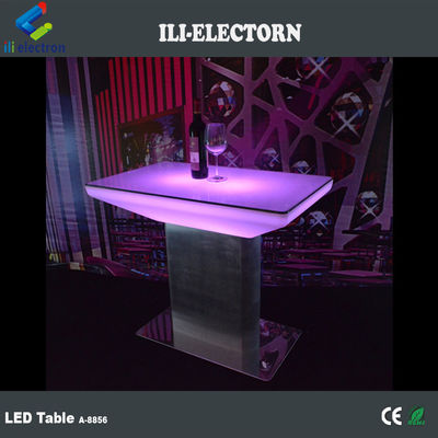 バー家具 リチャージ可能なLED照明バーテーブル
