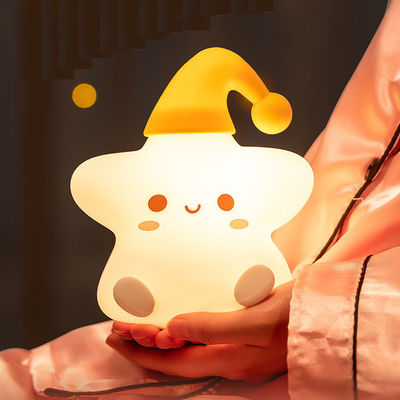 クリエイティブな贈り物 星々 シリコンパットランプ ベッドサイド 寝室 LED 小さな夜明かり 可愛い子供の誕生日プレゼント