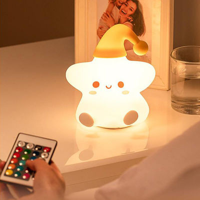 クリエイティブな贈り物 星々 シリコンパットランプ ベッドサイド 寝室 LED 小さな夜明かり 可愛い子供の誕生日プレゼント