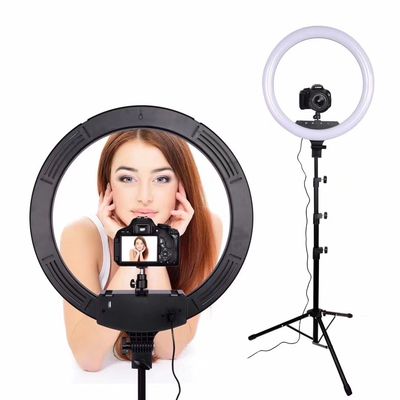 8インチ 10インチ 12インチ 写真スタジオキット リングライト LEDリングライト 1200LM