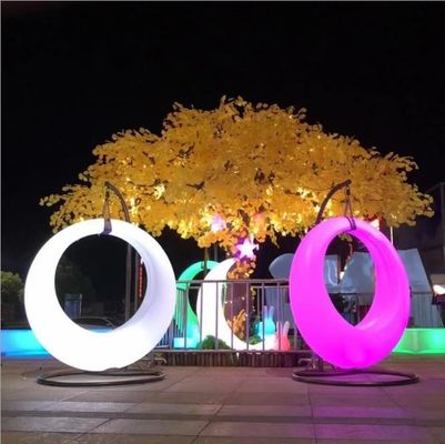 アウトドアエンターテインメント 色とりどりの吊るしのスイングチェア照明 リモコン LED照明スイング