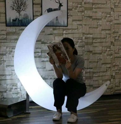 充電可能なリチウム電池付きの光る LED 月 Chair
