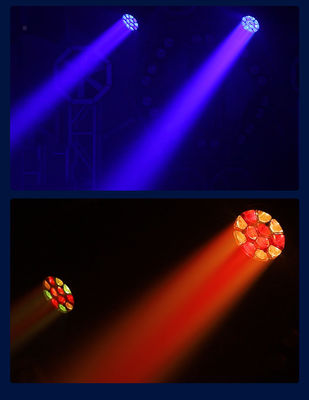 12 ミツバチの目 動く頭 LEDステージライト バーの振動 染色 IP20 防水