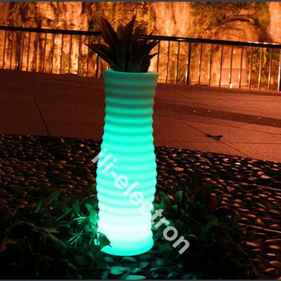 リモコン LED 花器 飾り付け用 照明植物ポット