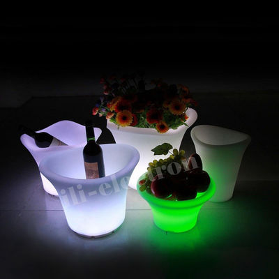 PE プラスチック 16色 変化 クリスマス 飾り LED ライト 花瓶 リモコン 多機能