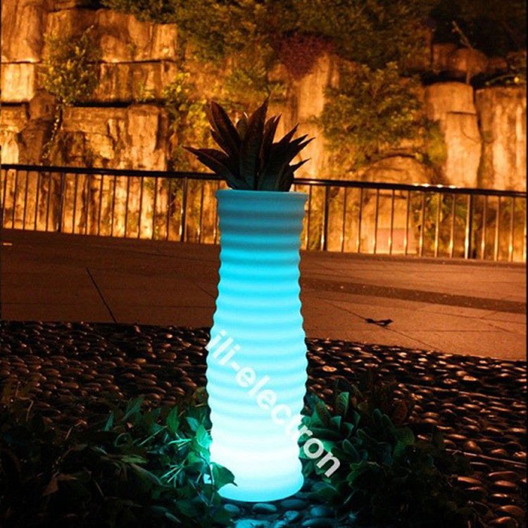 リモコン LED 花器 飾り付け用 照明植物ポット
