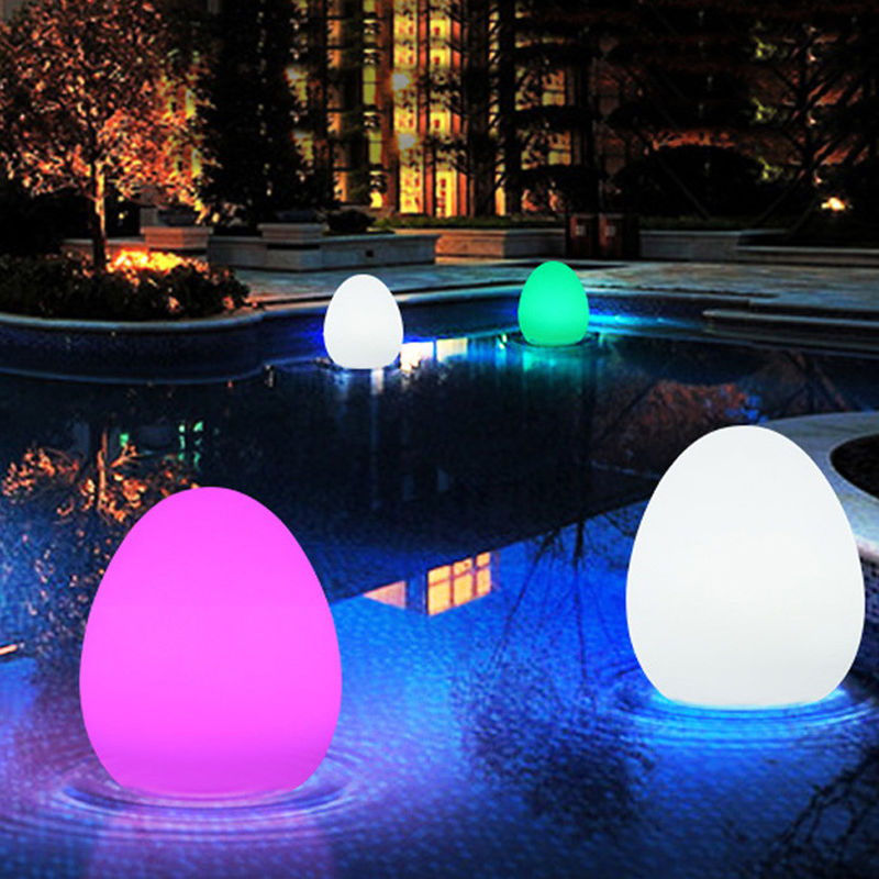IP65 防水 卵型 LED ライト クリスマス 飾り付け 用 充電可能