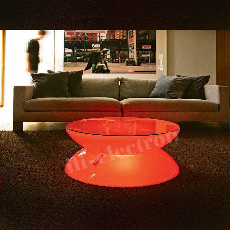 ライトアップされた多彩変形 LED 家具/LEDバーカクテルテーブル