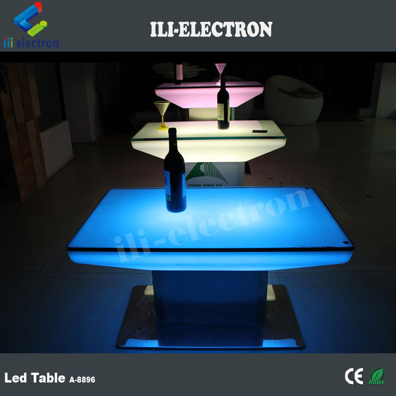 アウトドア&amp;インダース 変色型 プラスチック式 LED ダイニングテーブル